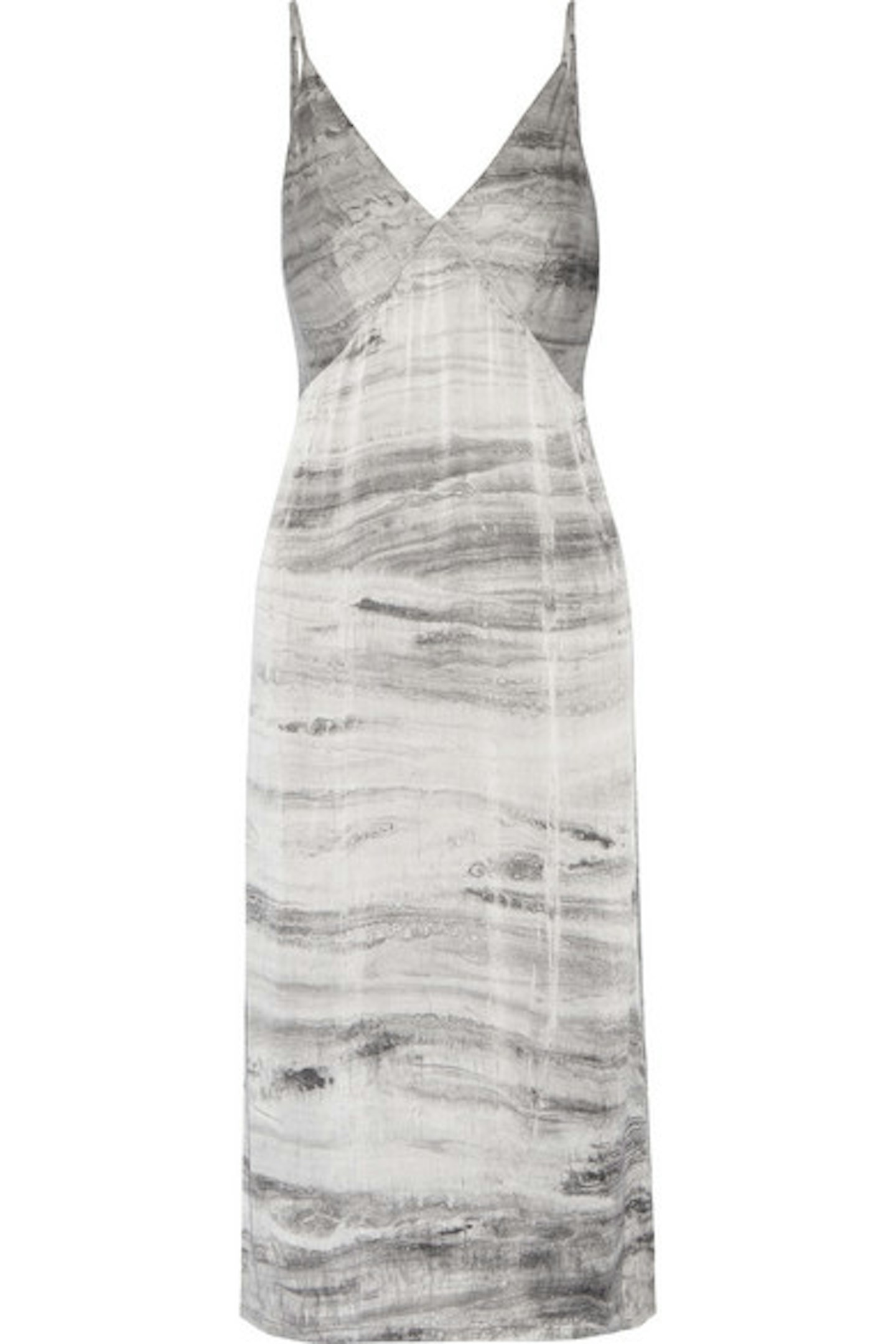 Raquel Allegra tie-dyed silk-charmeuse midi dress £535