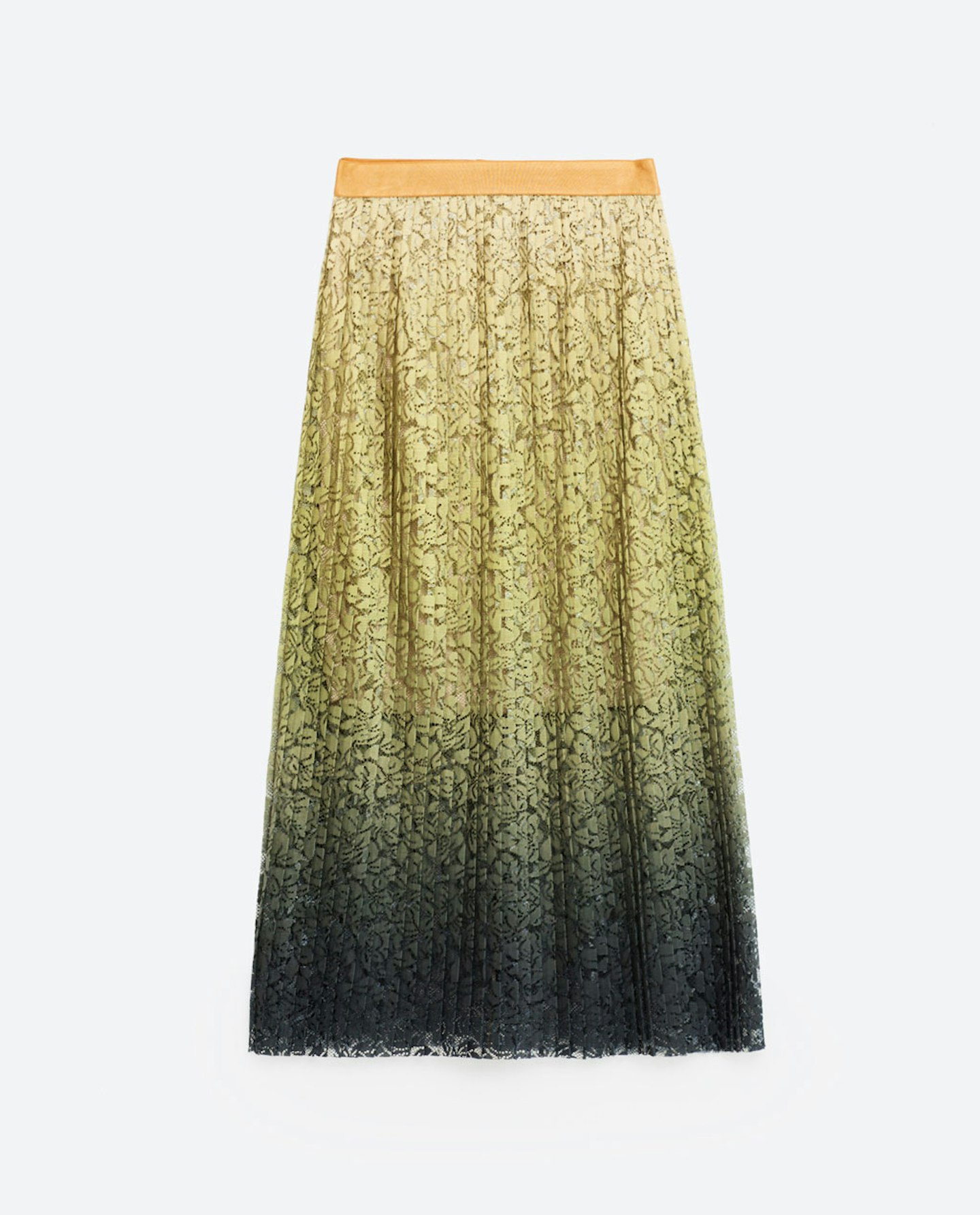 Zara tie-dye accordion pleat skirt £49.99.jpg