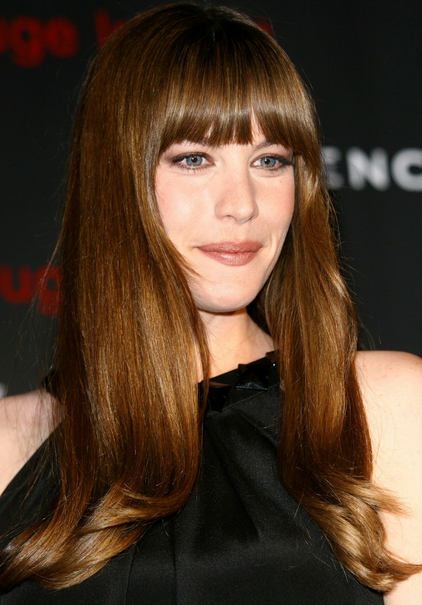 liv tyler long hair fringe bangs