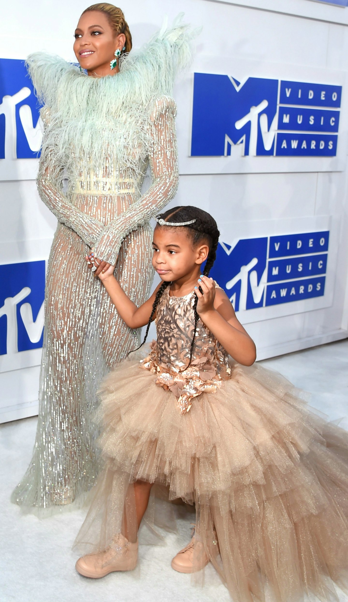 Beyoncu00e9 and Blue Ivy at 2016's MTV Movie Awards