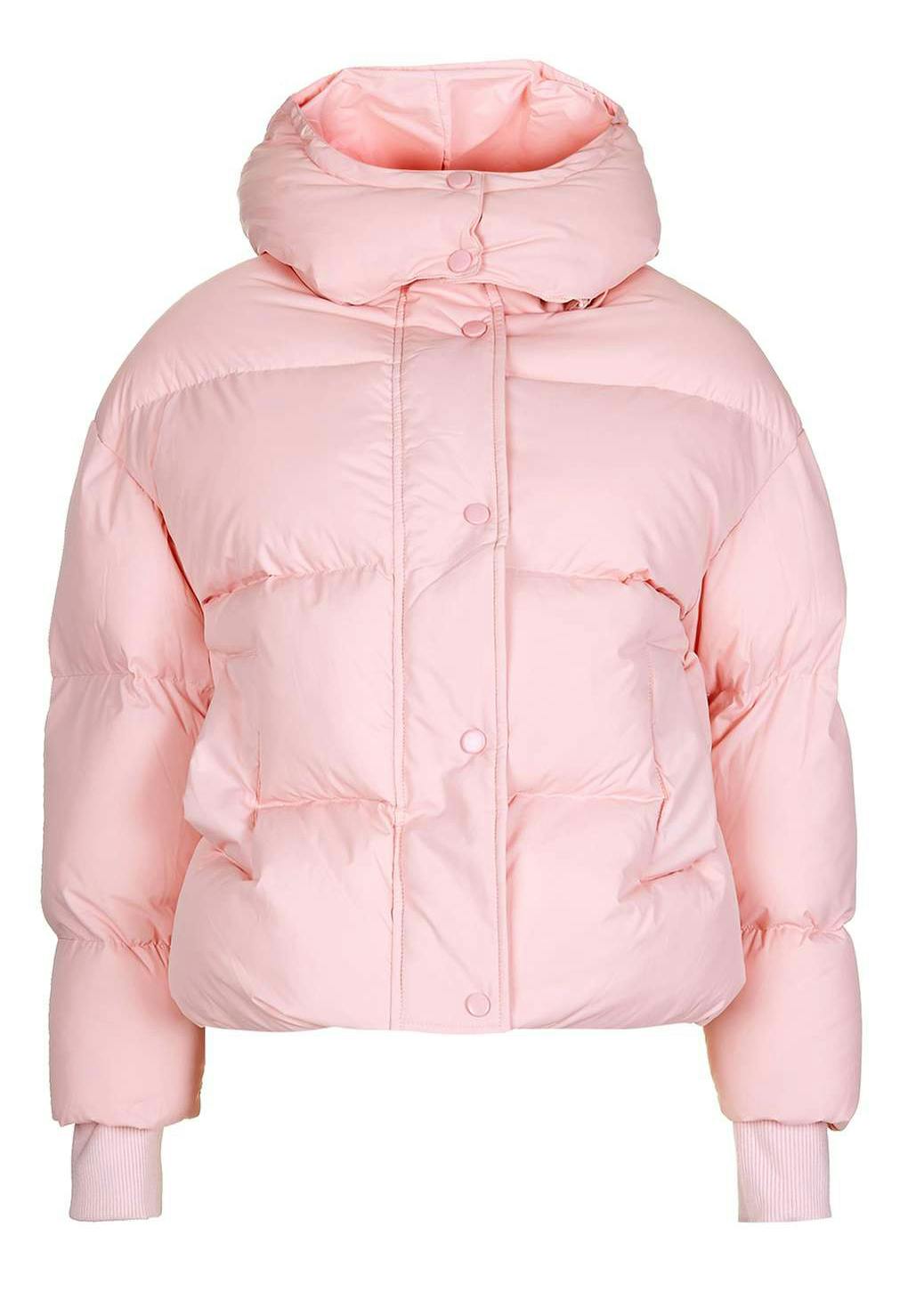 Topshop pink hotsell puffer jacket