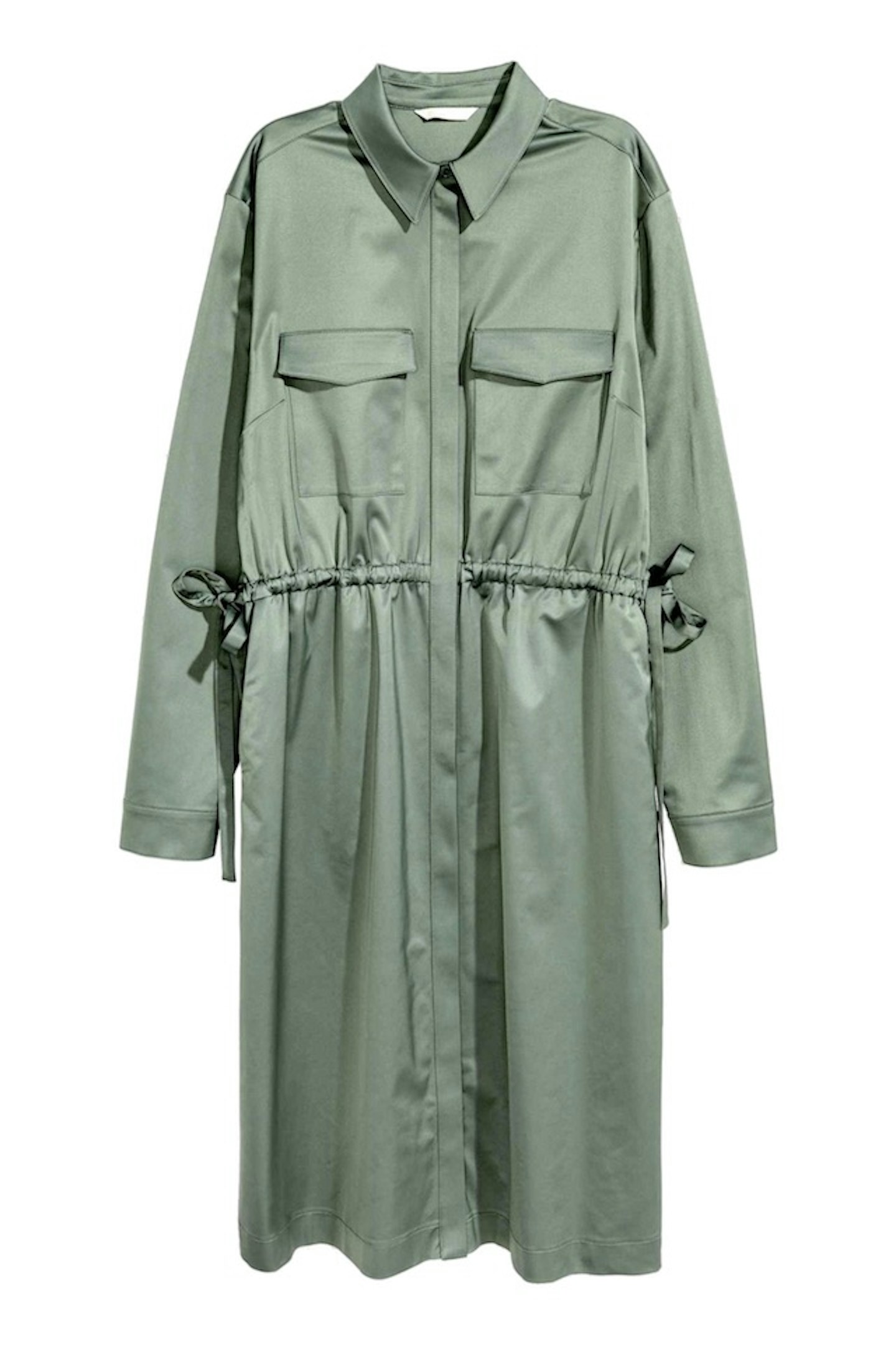 H&M green coat