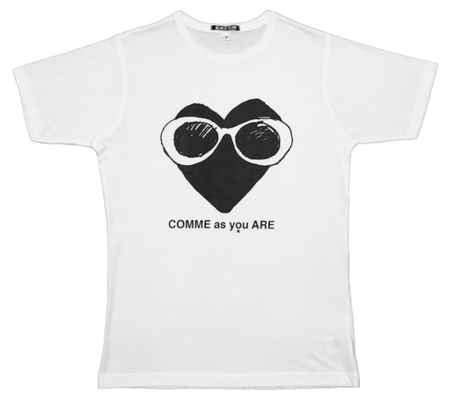 Comme As You Are blackscore t shirt