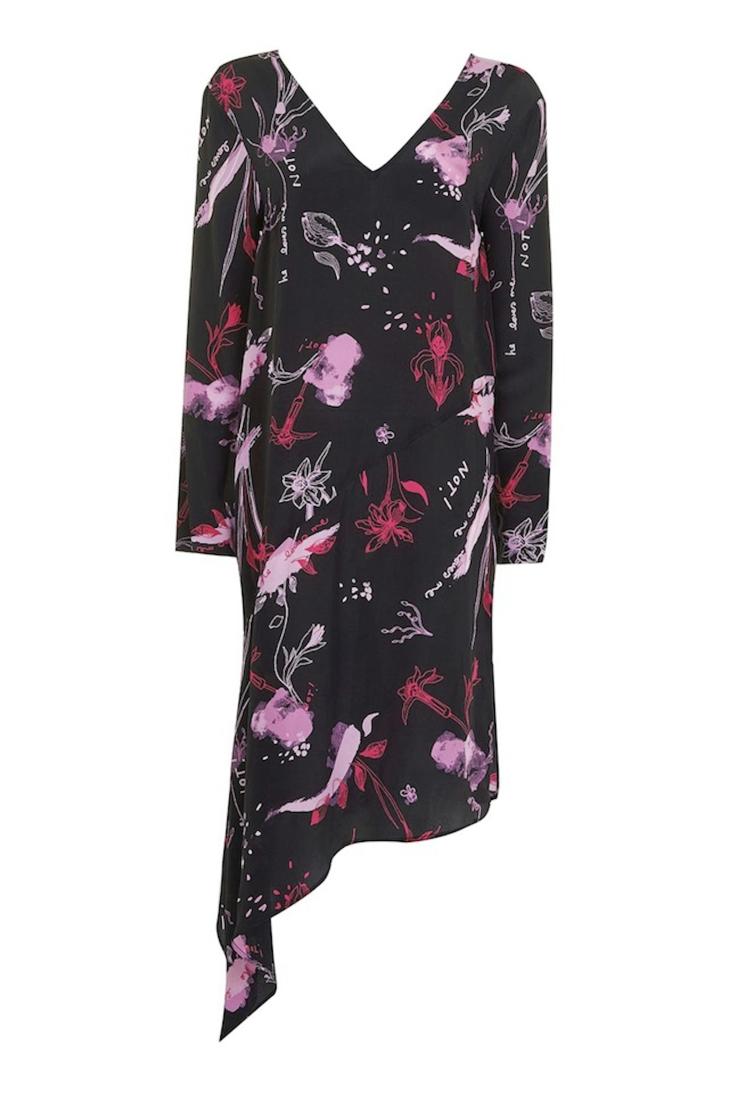 Topshop boutique long-sleeved floral dress