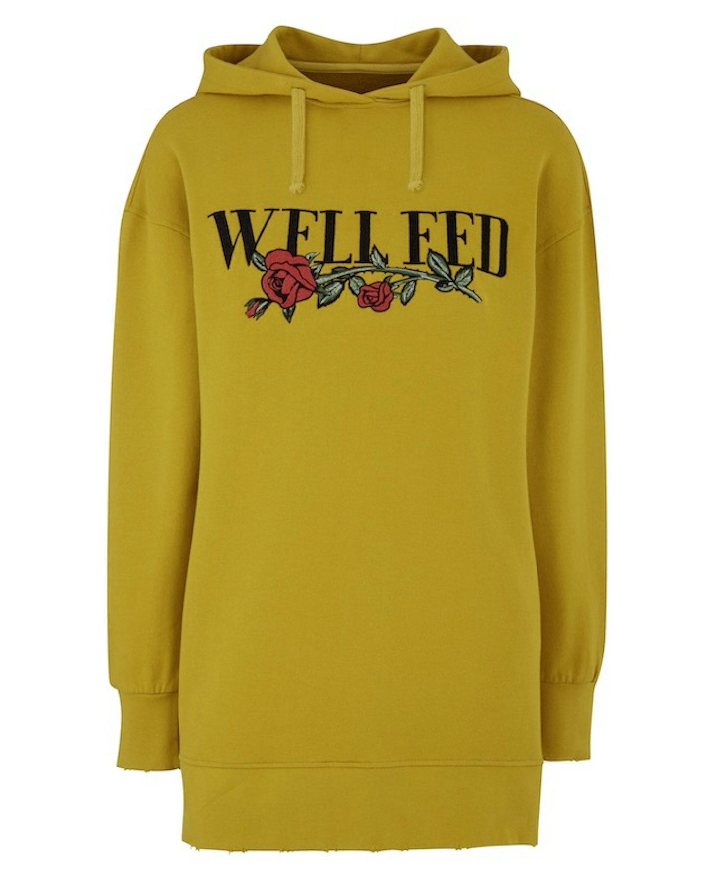 Wolf & Badger yellow hoodie