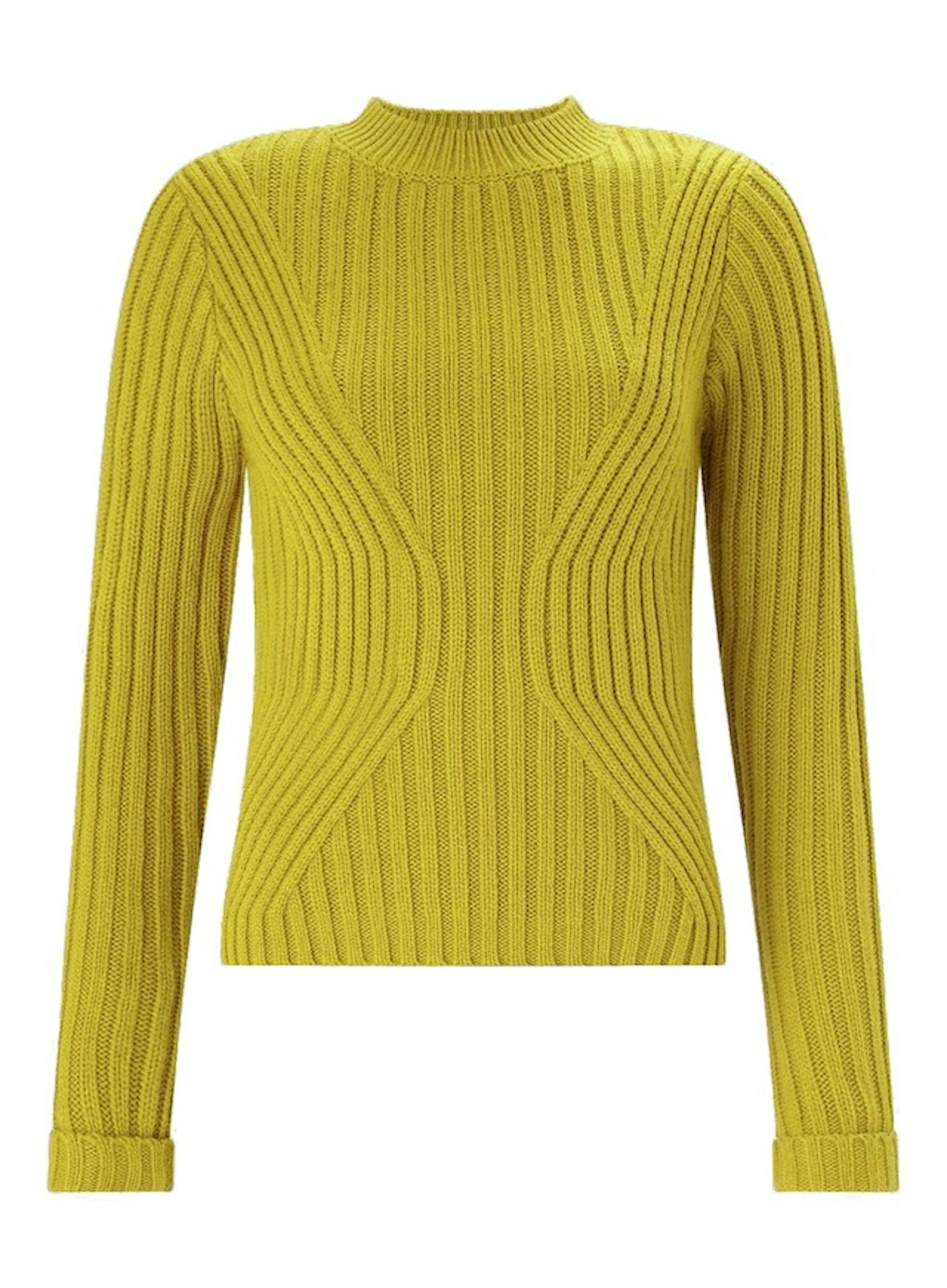 Miss Selfridge yellow jumper