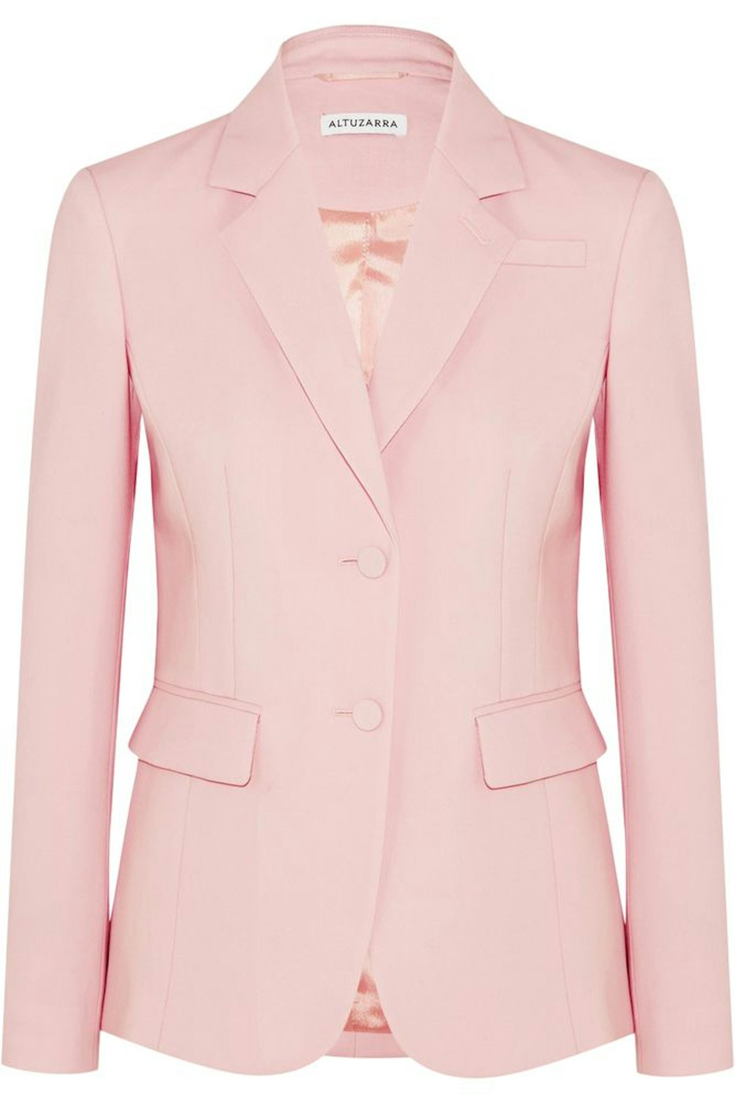 Pink suit blazer