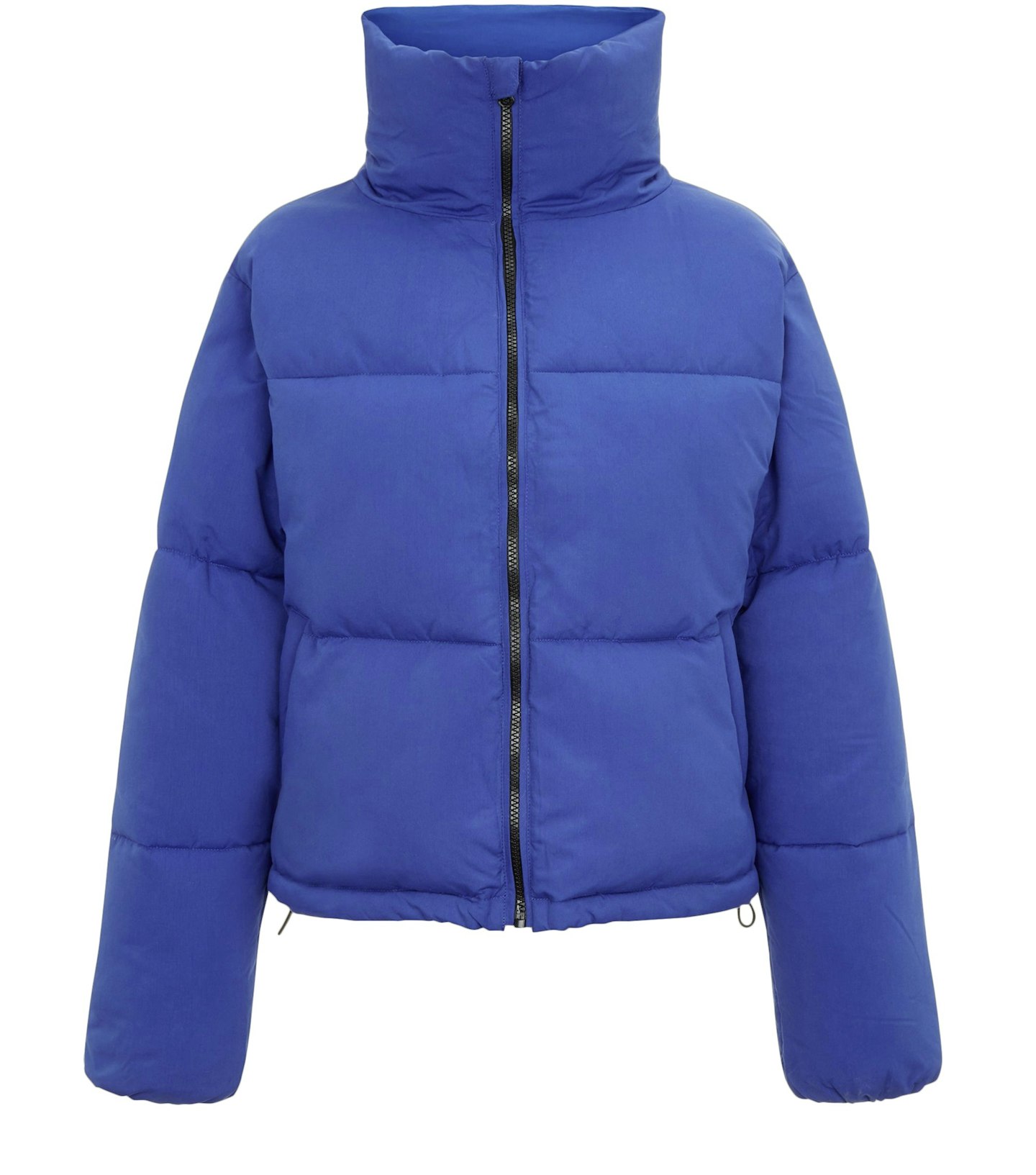 Blue puffer jacket, New Look