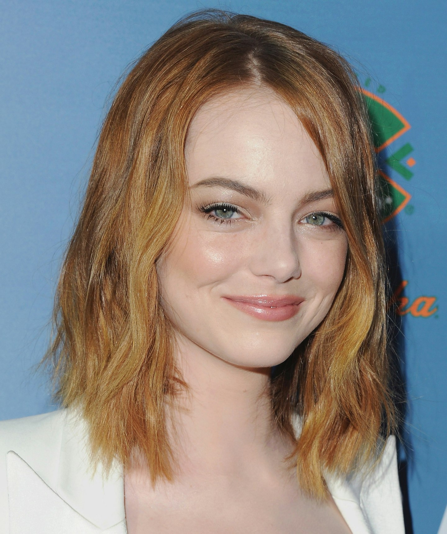 emma stone short hair lob