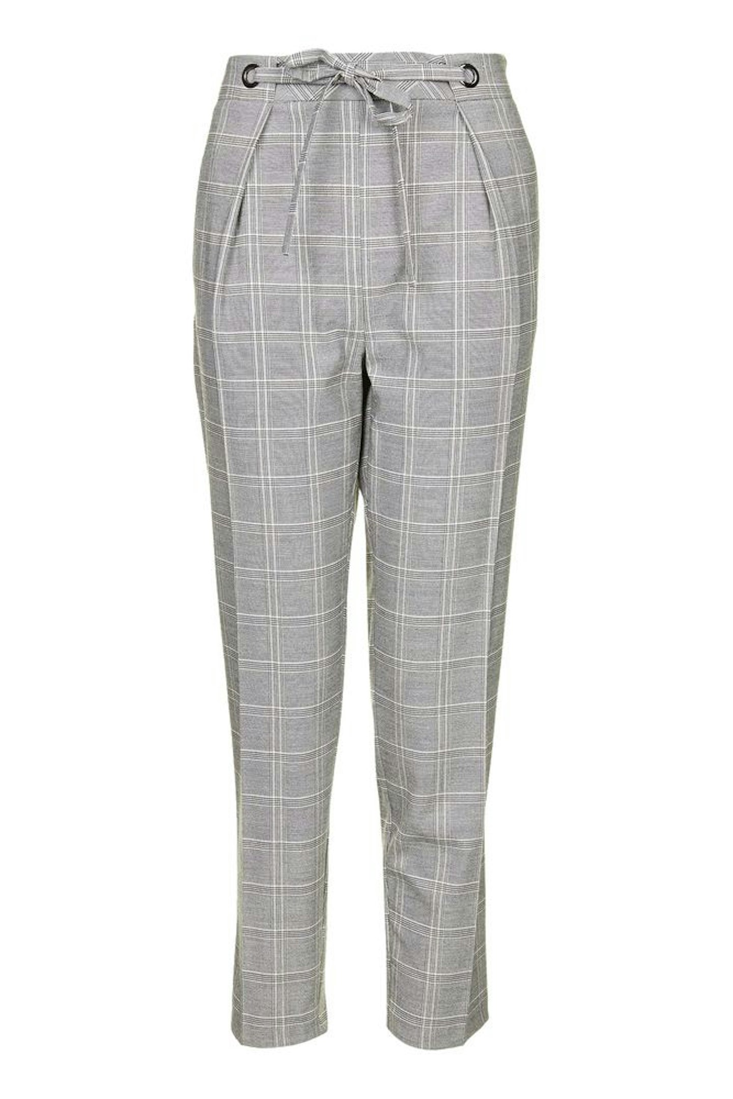 Checked trousers