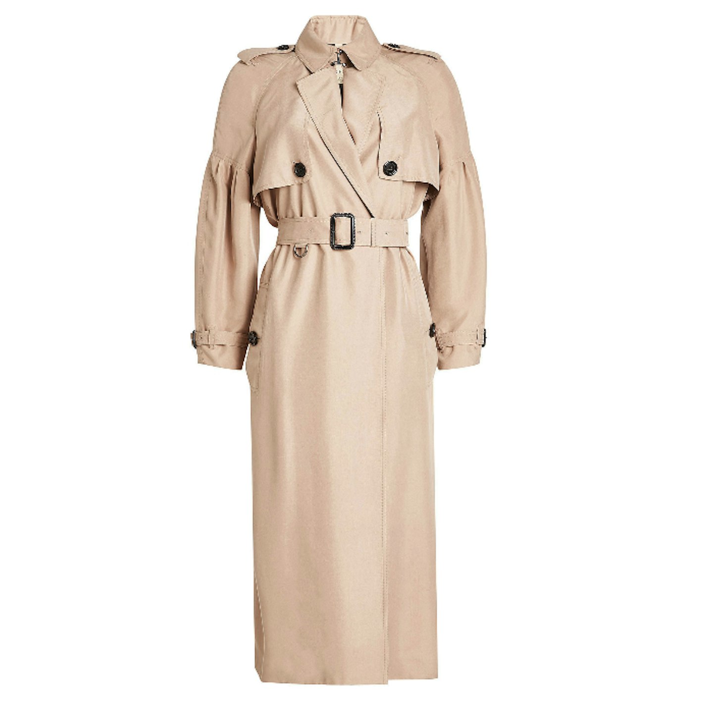 burberry silk trench coat airport style