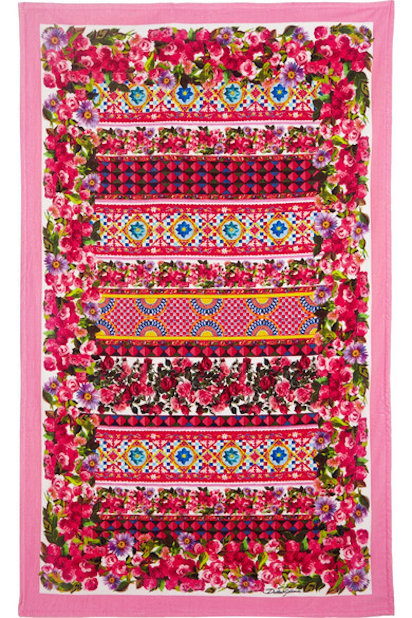 dolce and gabbana beach towel