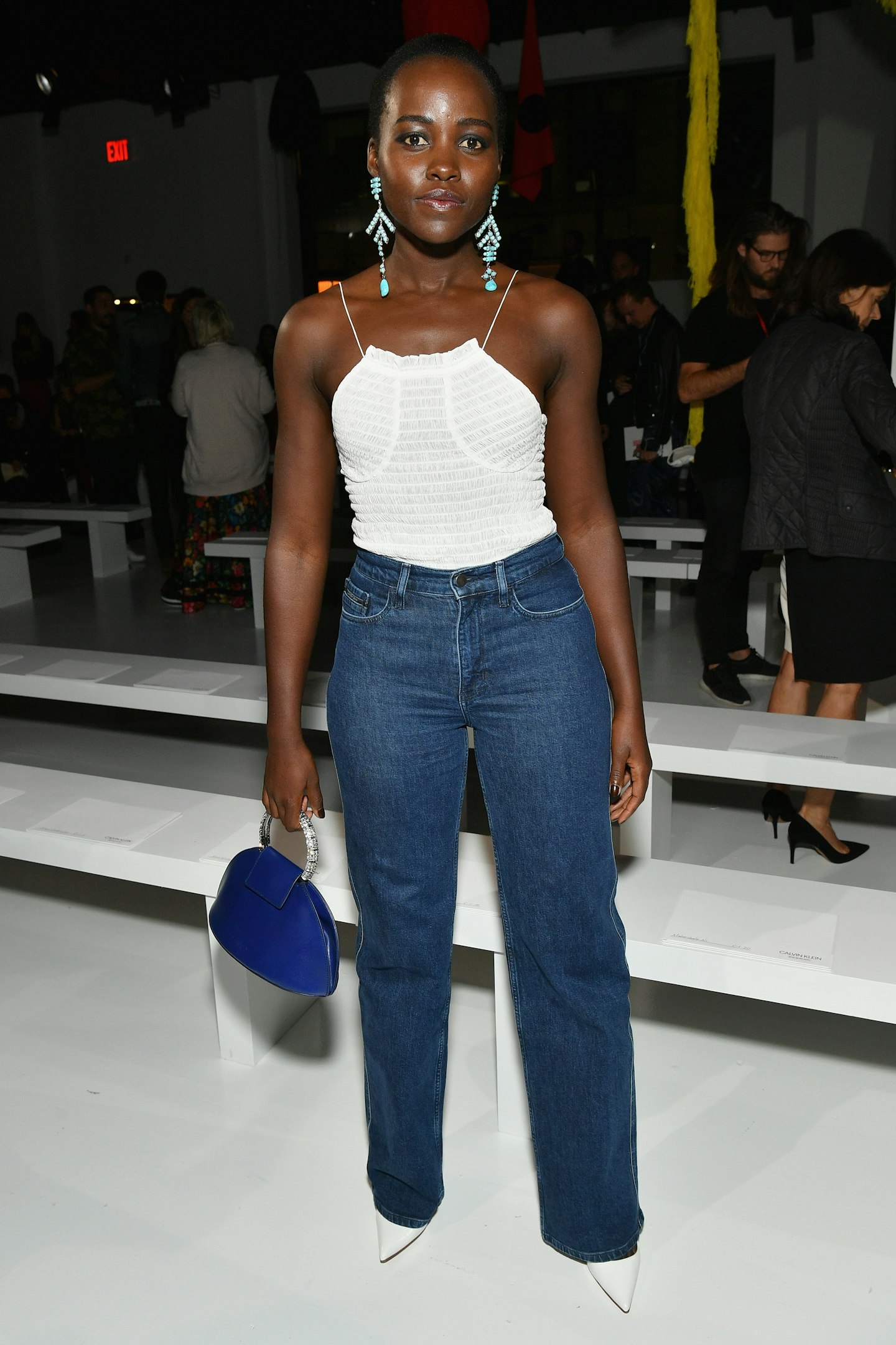 Lupita Nyong'o at Calvin Klein