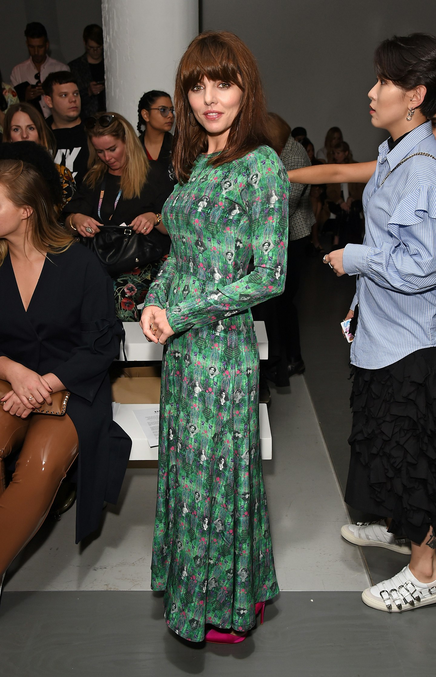 Ophelia Lovibond at London Fashion Week