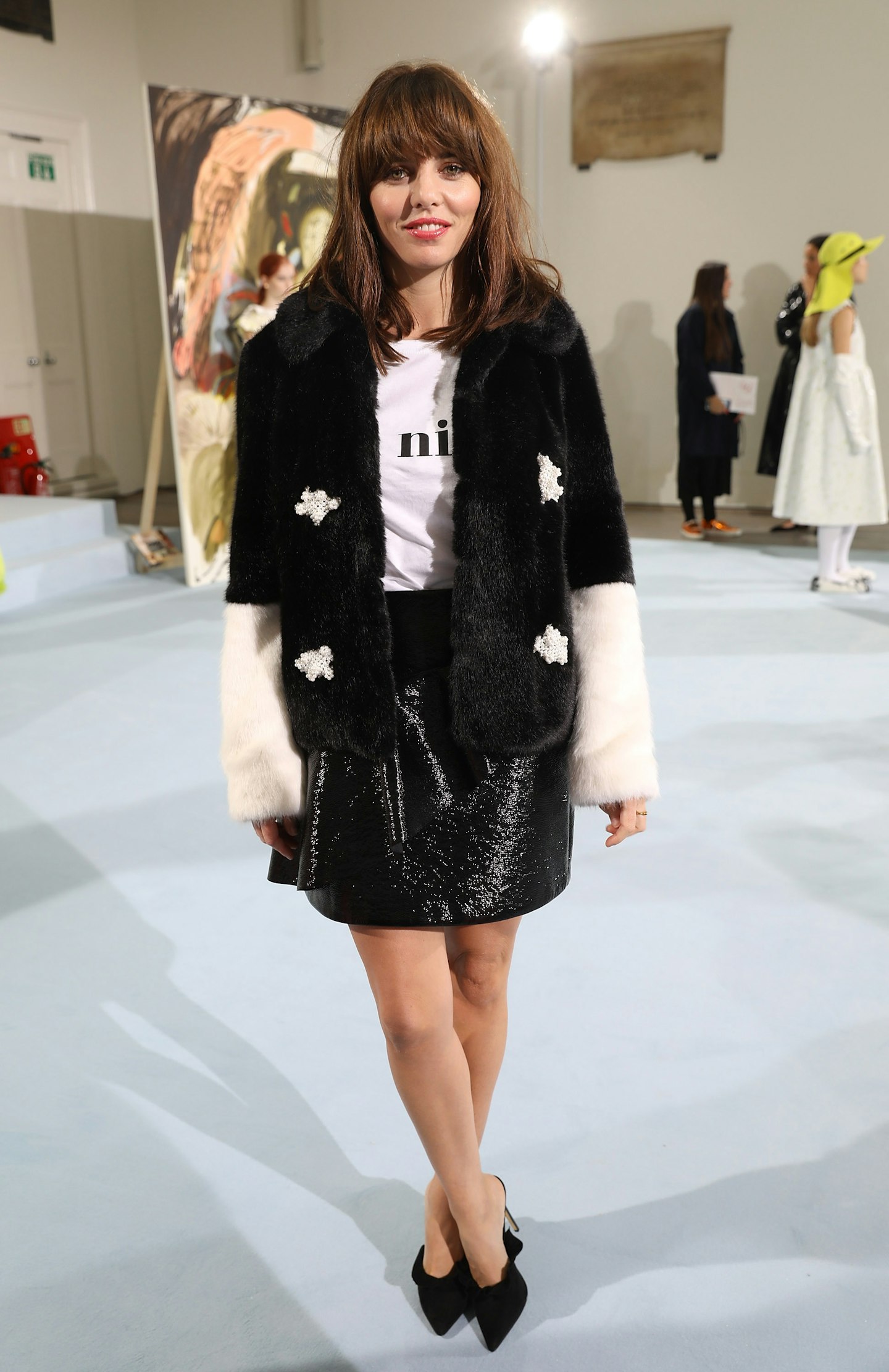 Ophelia Lovibond at London Fashion Week