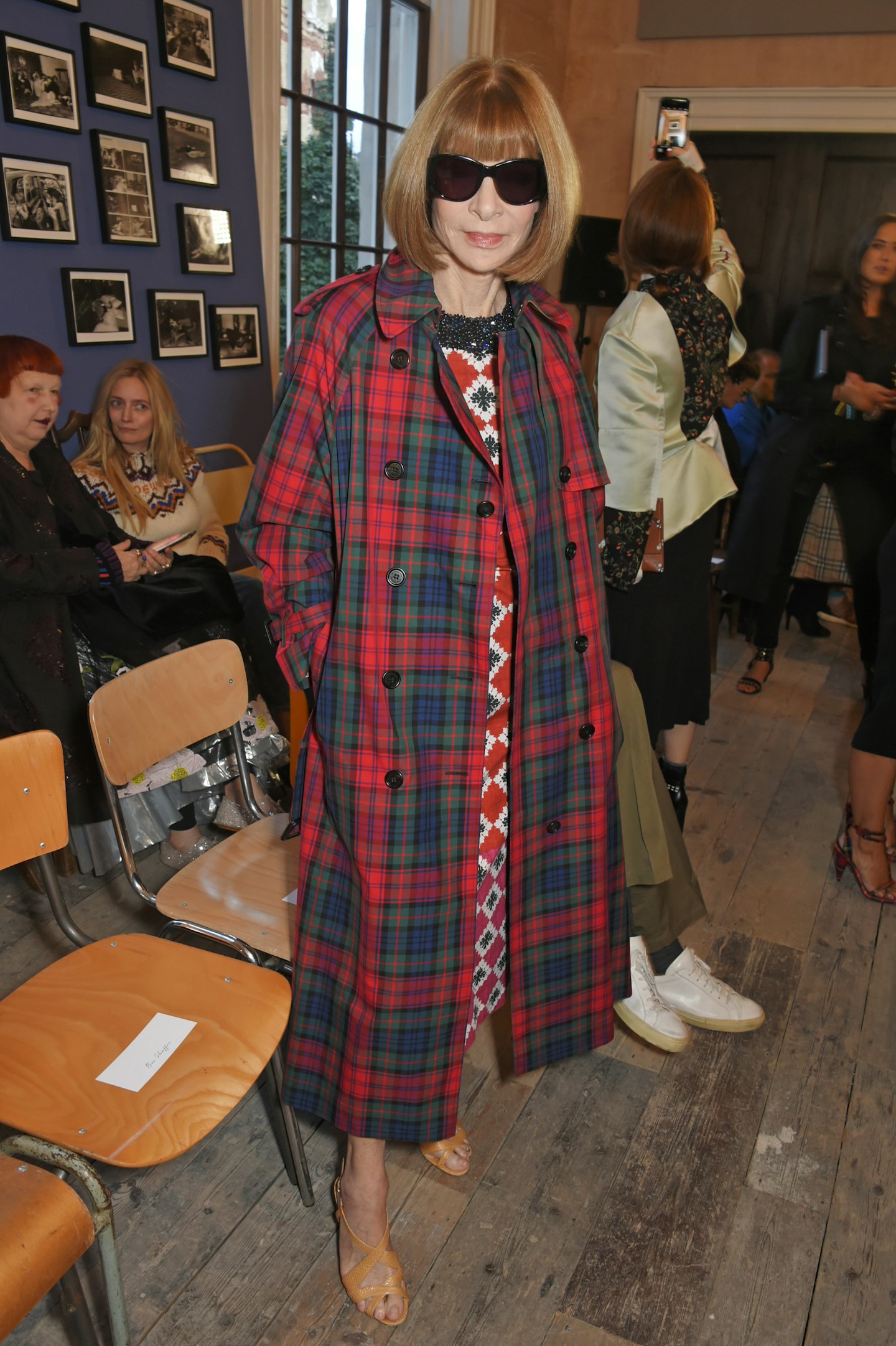 Anna Wintour at Burberry
