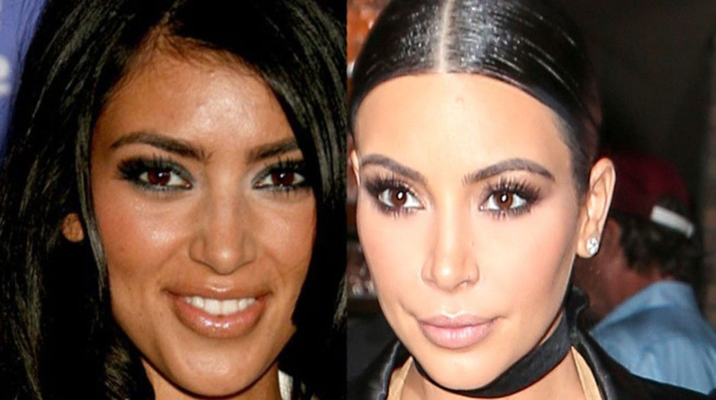 Kim Kardashian's Midnight Blue Hair: Before and After Photos - wide 5