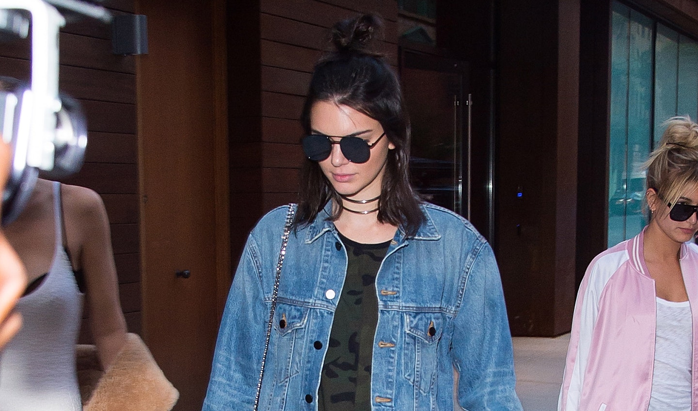 kendall jenner bun