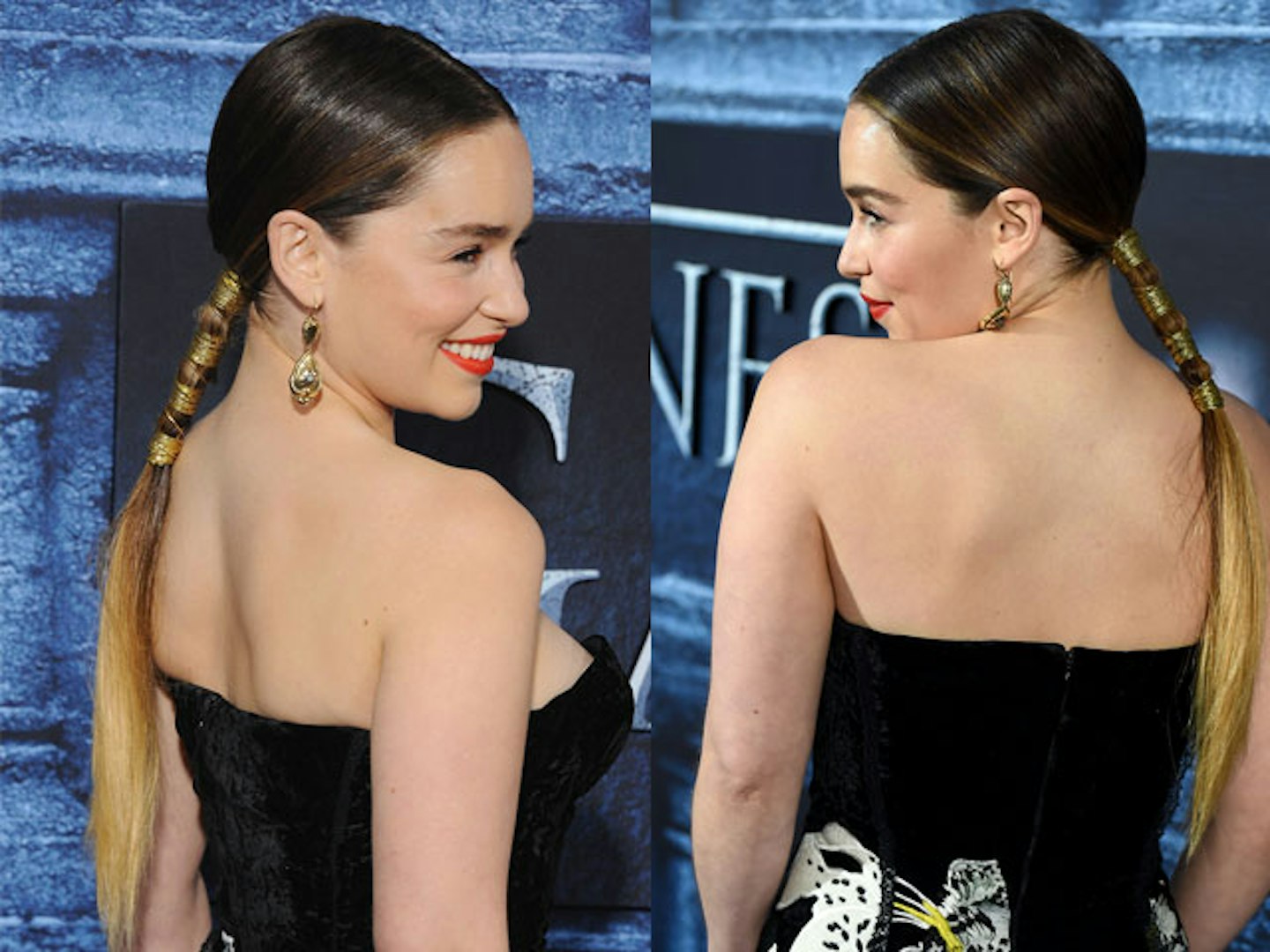 emilia clarke game of thrones kendall jenner ponytails hair