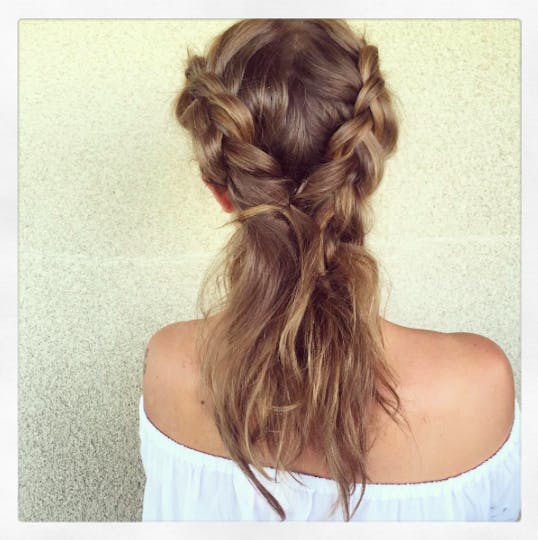 Millie Mackintosh's Coachella double braids | Hair & Beauty | Heat Millie Mackintosh's Coachella double braids | Hair & Beauty | Heat