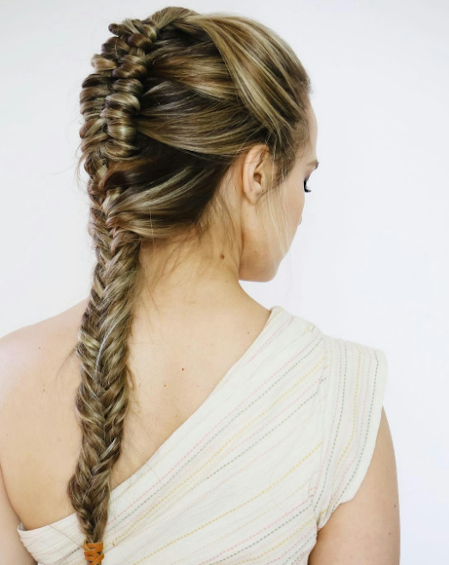 beach hair messy braid