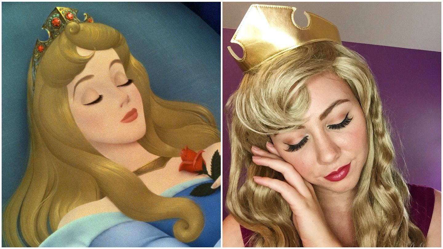 Disney Princess everyday makeup from Deirdre Morgan Aurora Sleeping Beauty