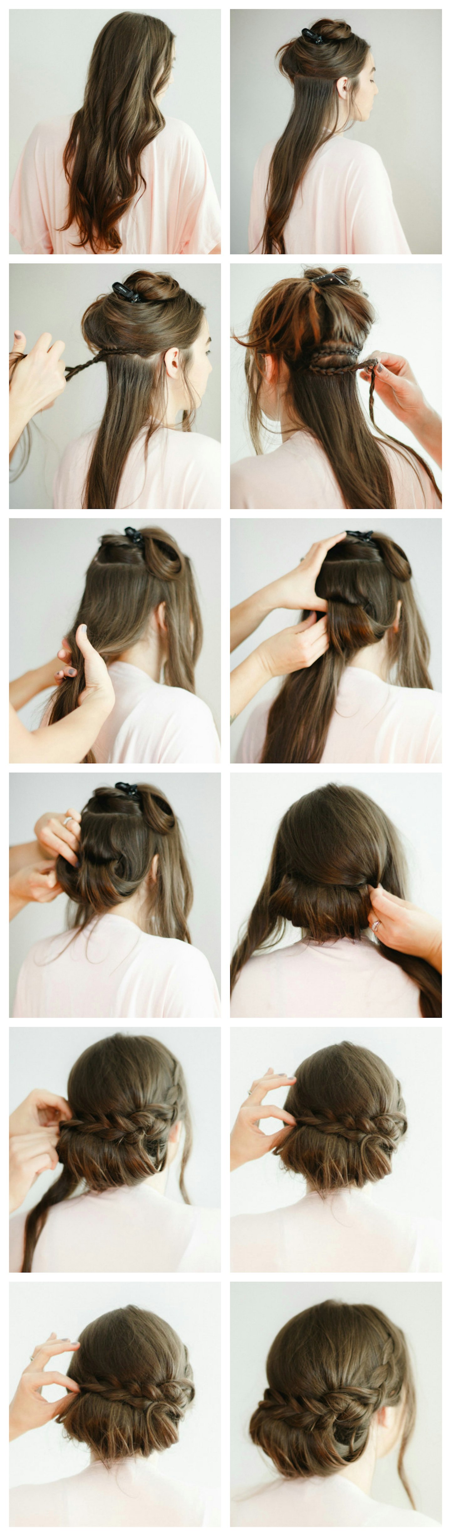 Style-Me-Pretty-long-hair-updo-pinterest-tutorial-braided-bun-chigno