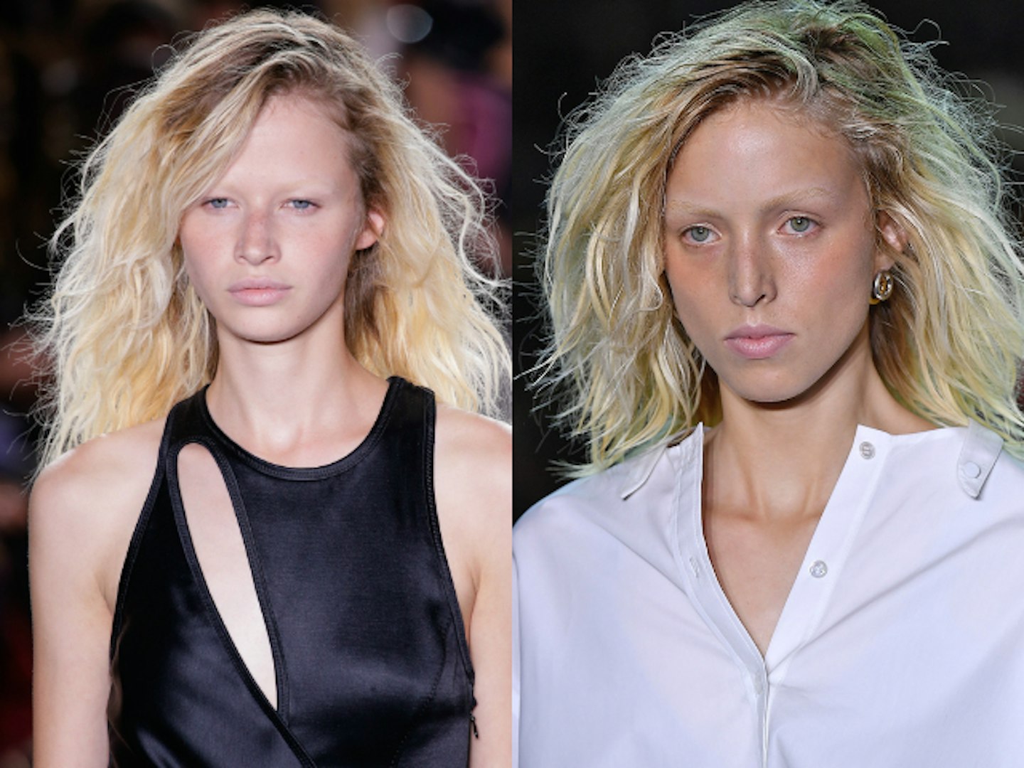 surfer hair alexander wang catwalk