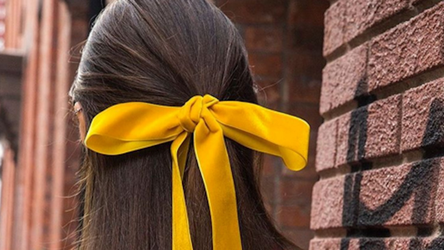 ribbon in hair 