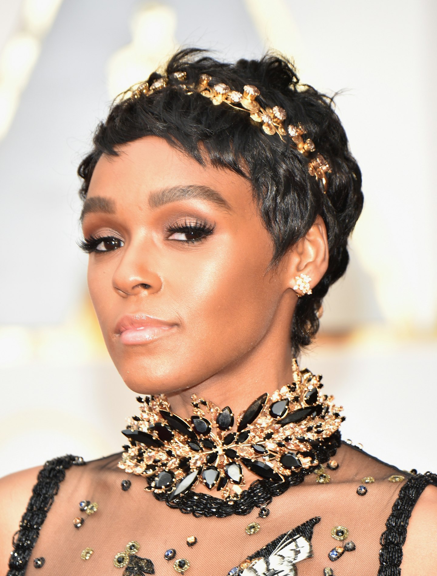 janelle monae makeup oscars 2017