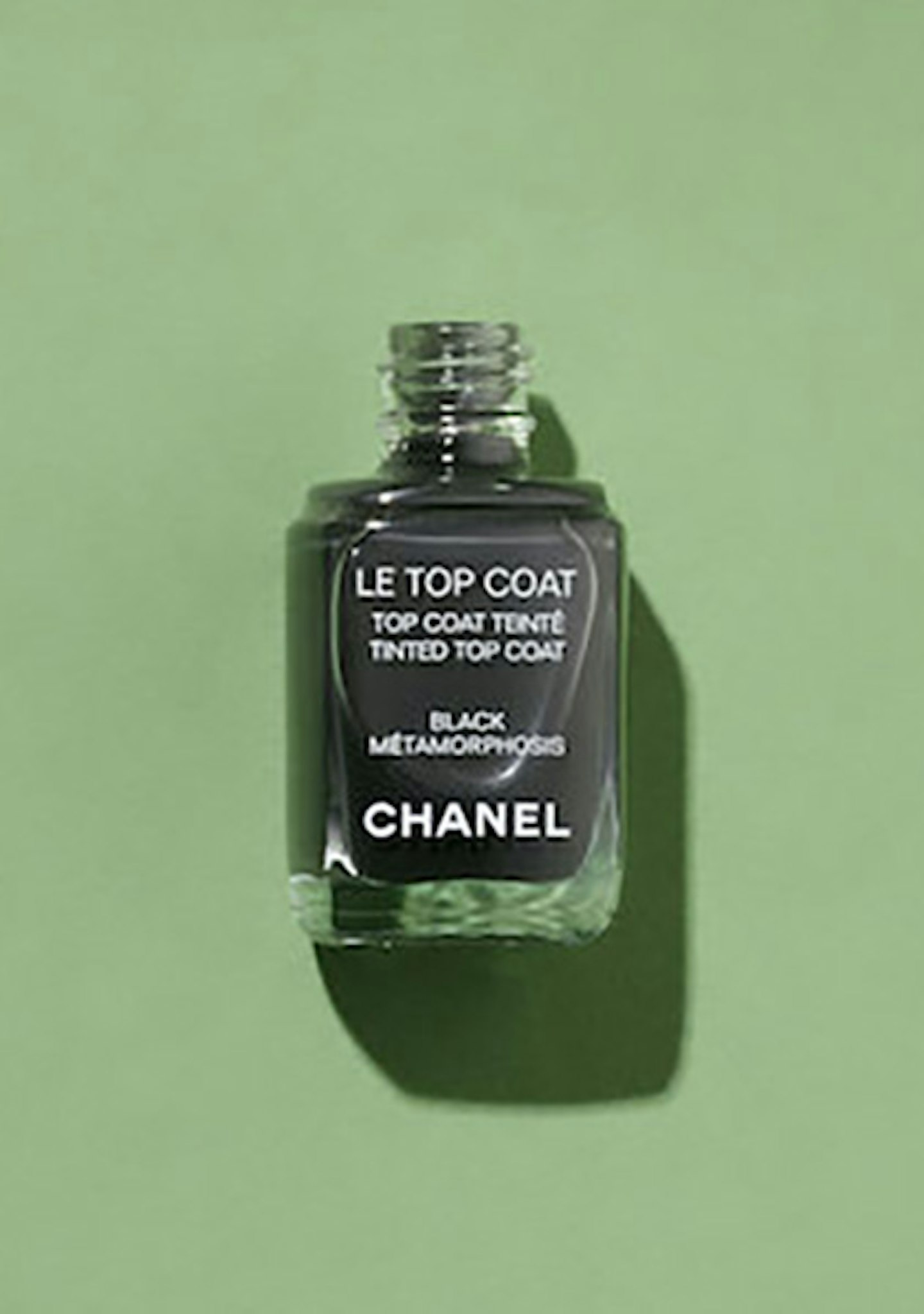 Chanel black top coat