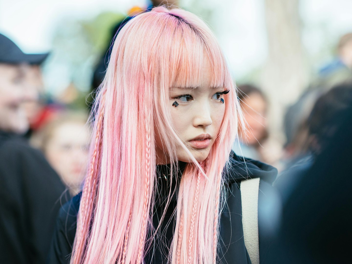 millennial pink hair