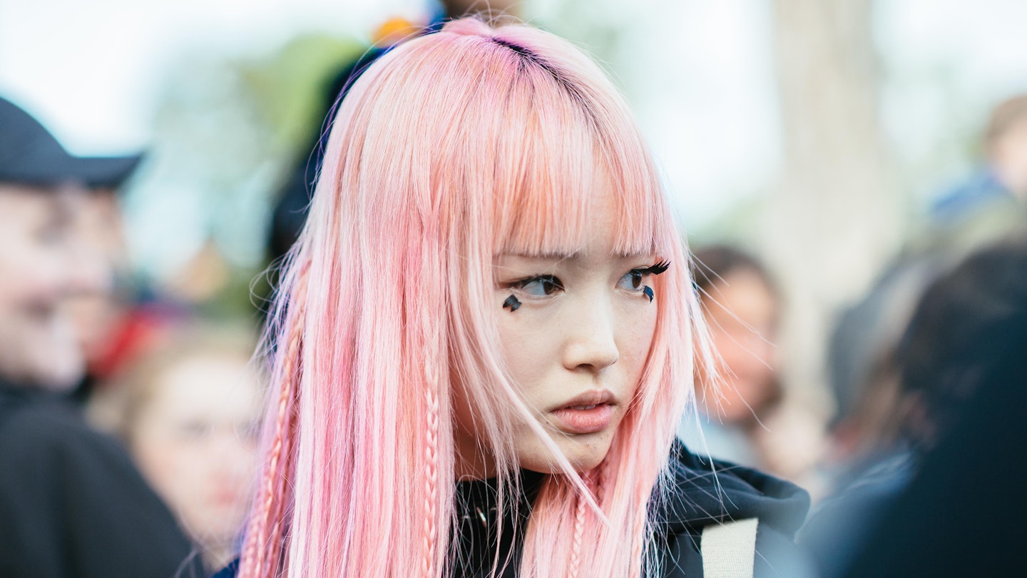 millennial pink hair