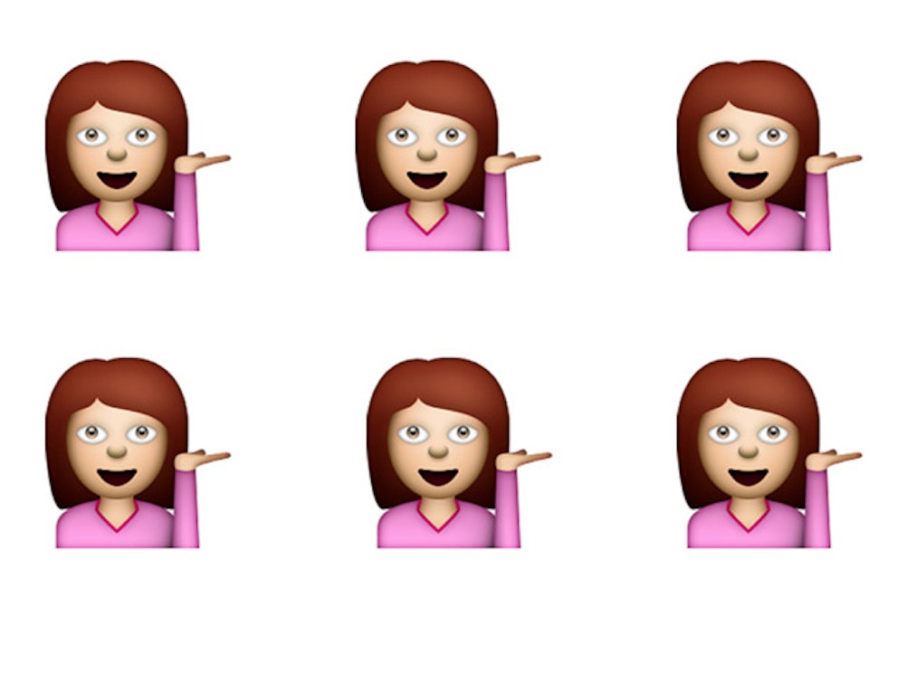 The Sassy Pink Lady Emoji Meaning Is Not What You Think