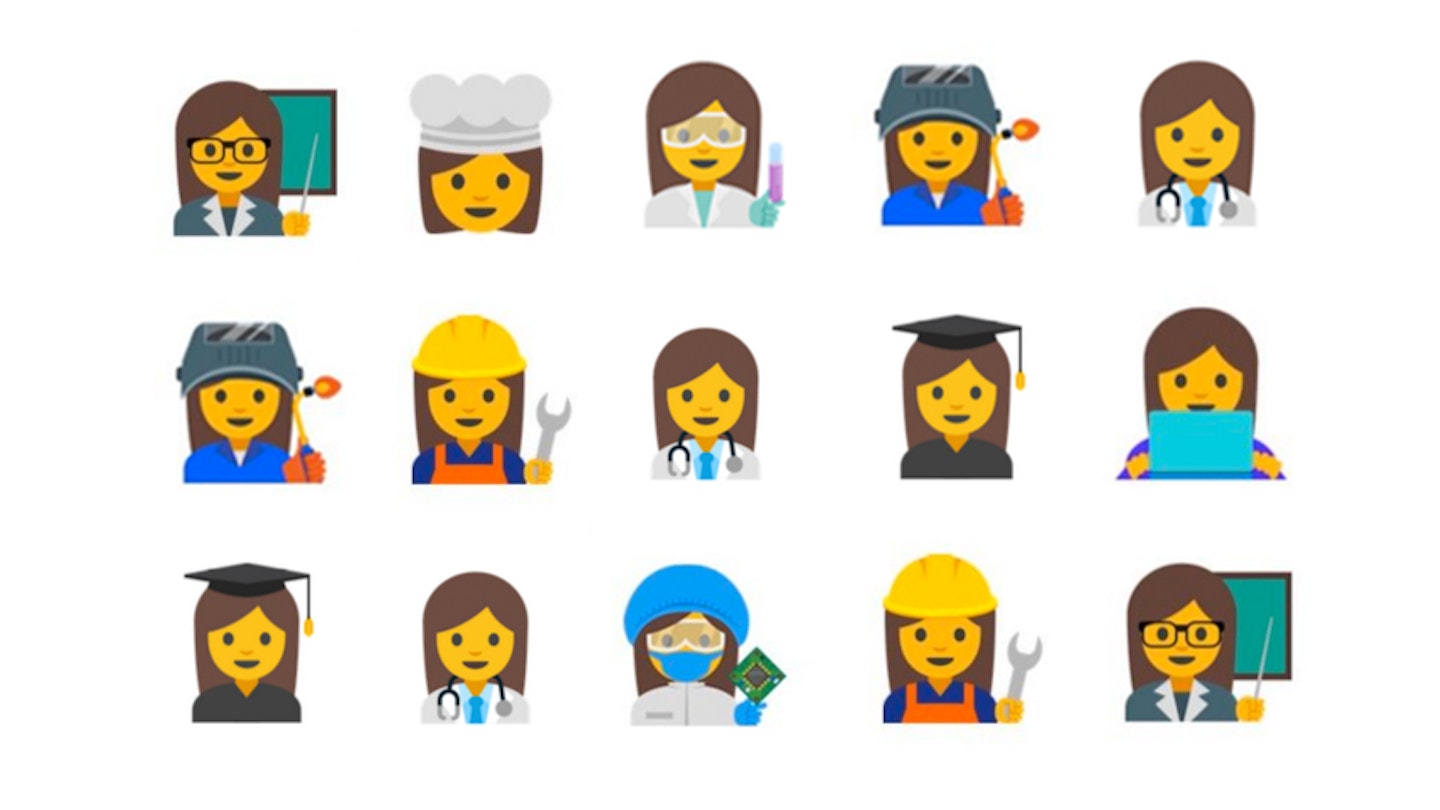 emojis, career, google