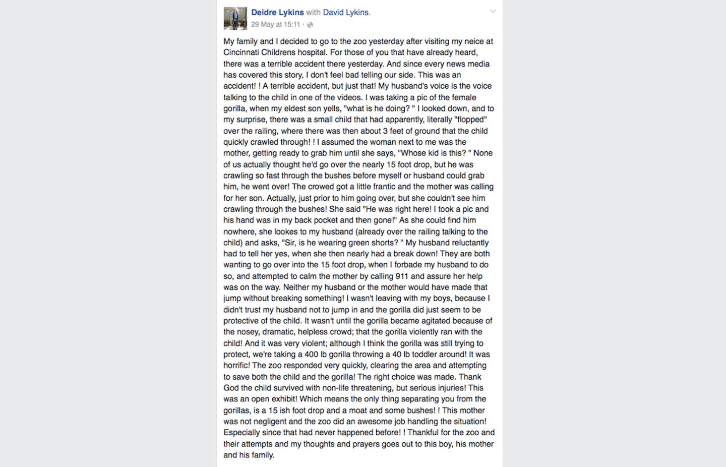 Gorilla death at Cincinnati Zoo