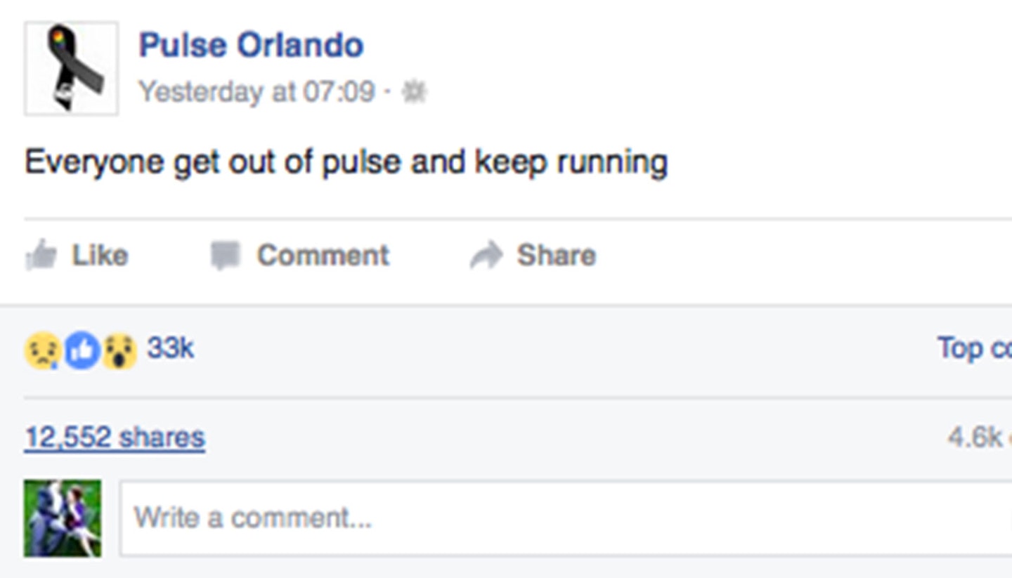 The Pulse's warning at Orlando Shooting