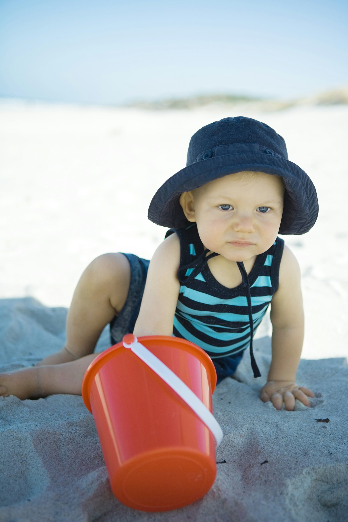 Baby in shade