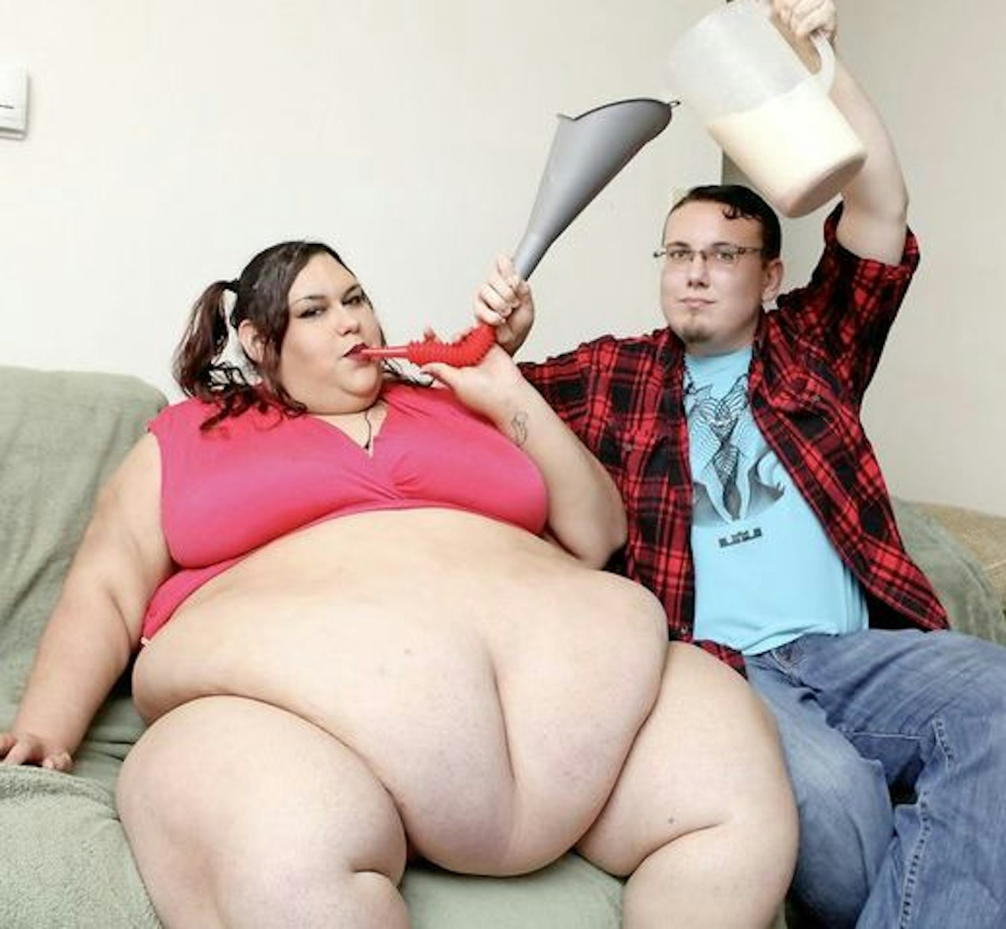 obese woman baby