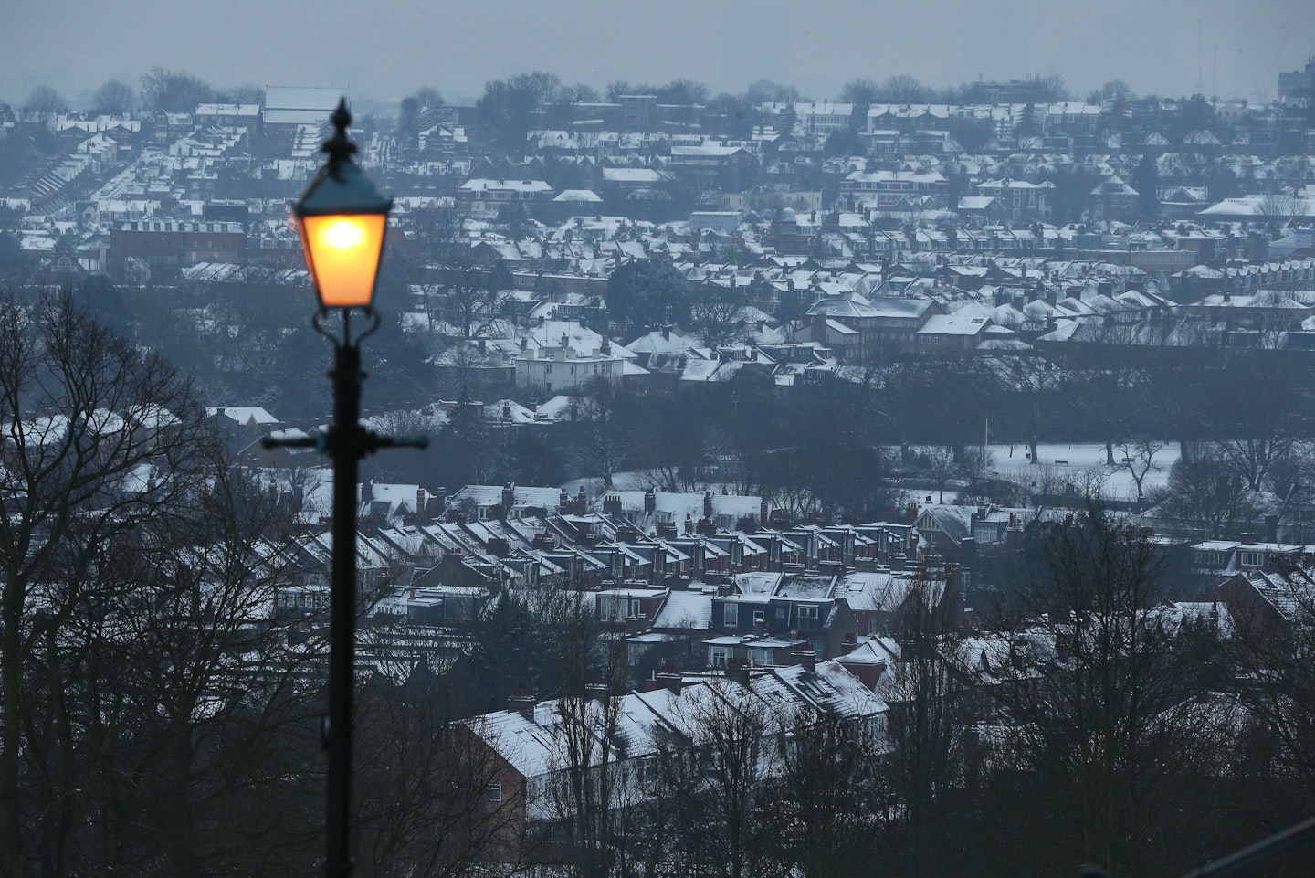 England snow fall