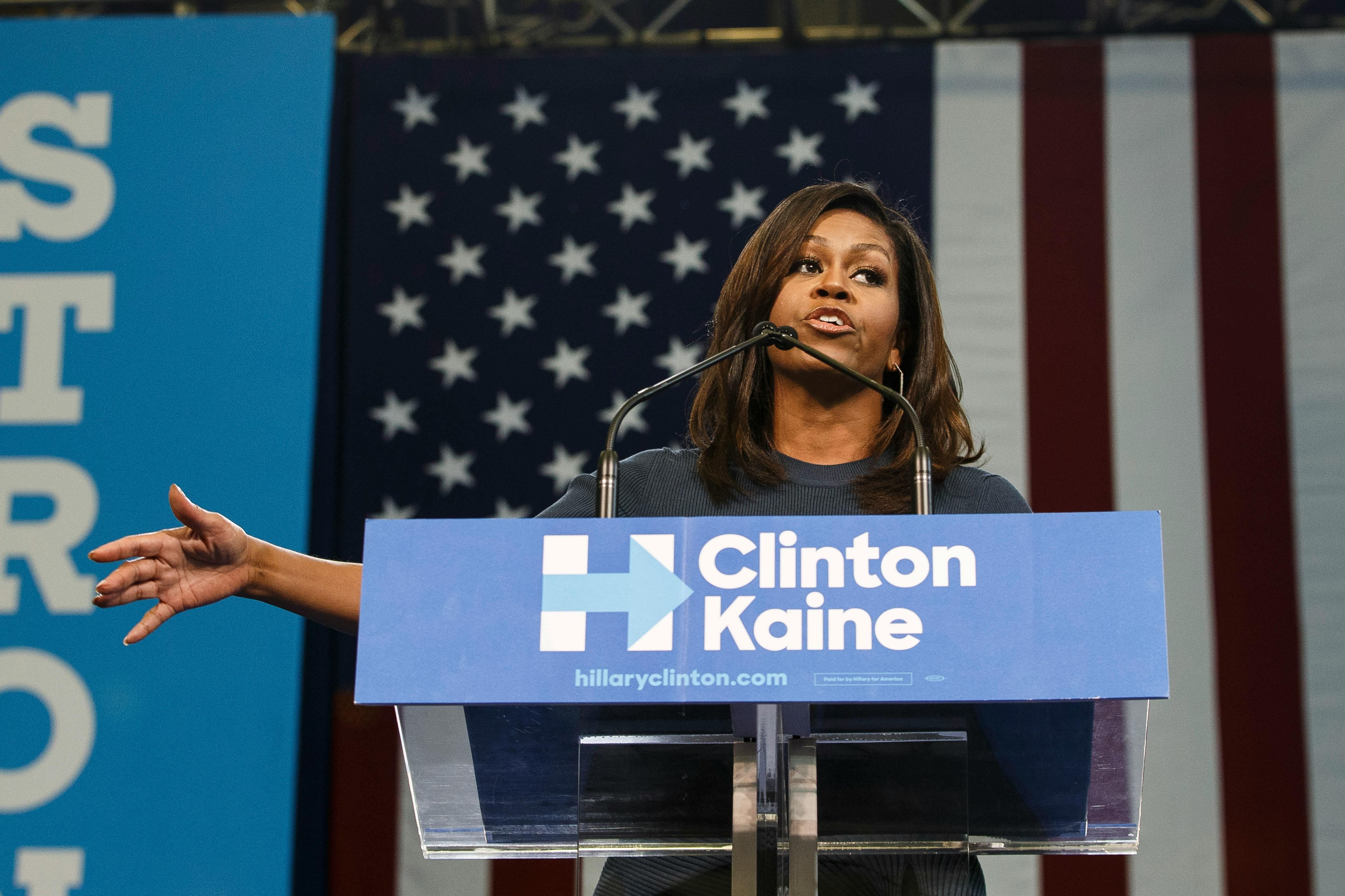 Michelle Obama Takes Down Donald Trump In Powerful Campaign Speech - Grazia