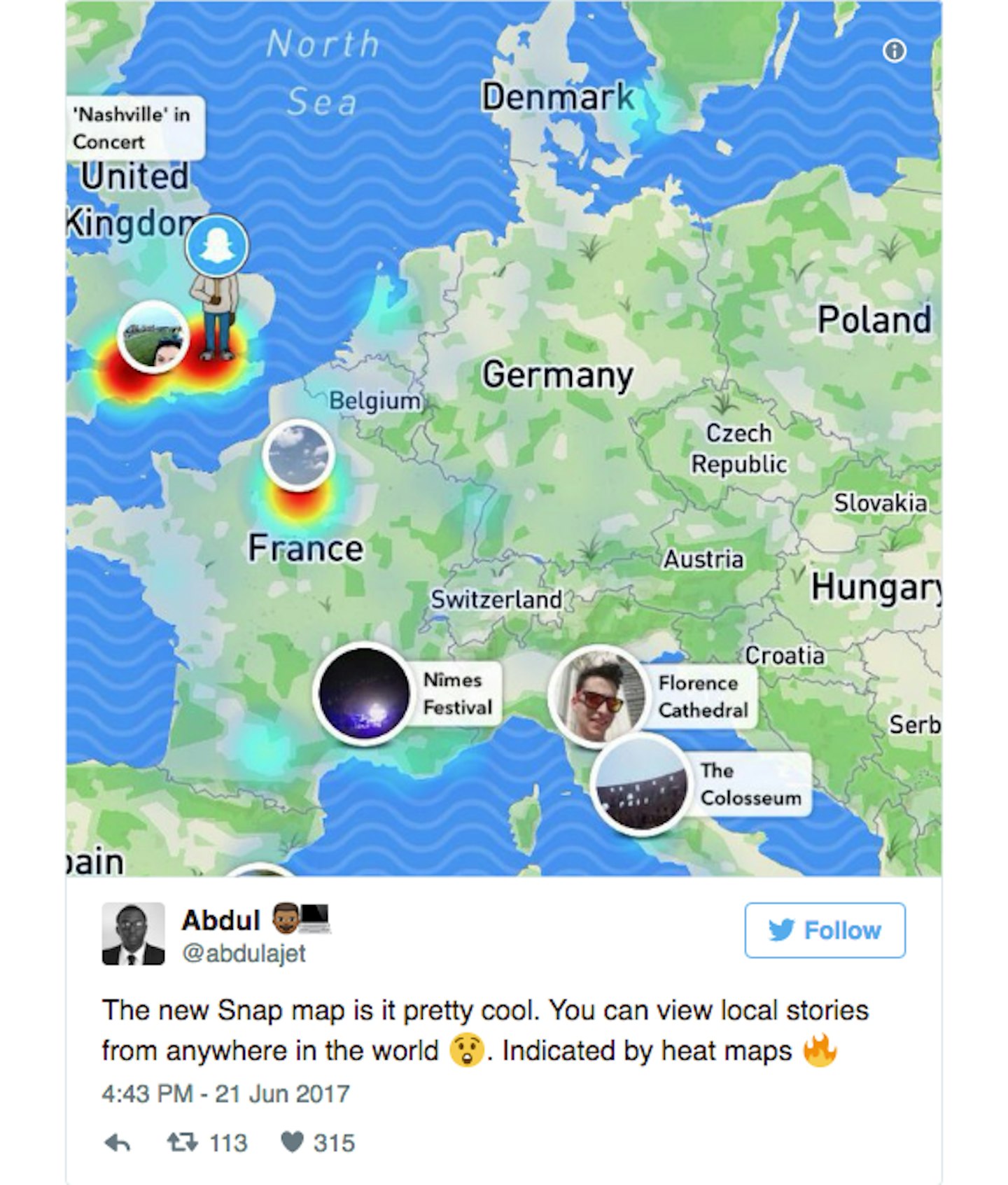 snap map