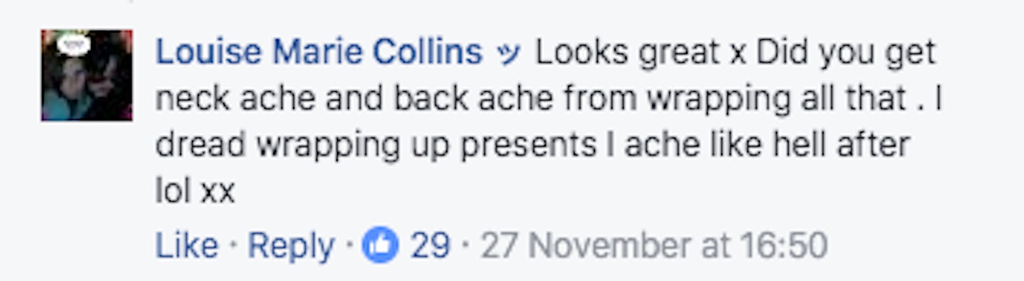 Emma Tapping FB comments