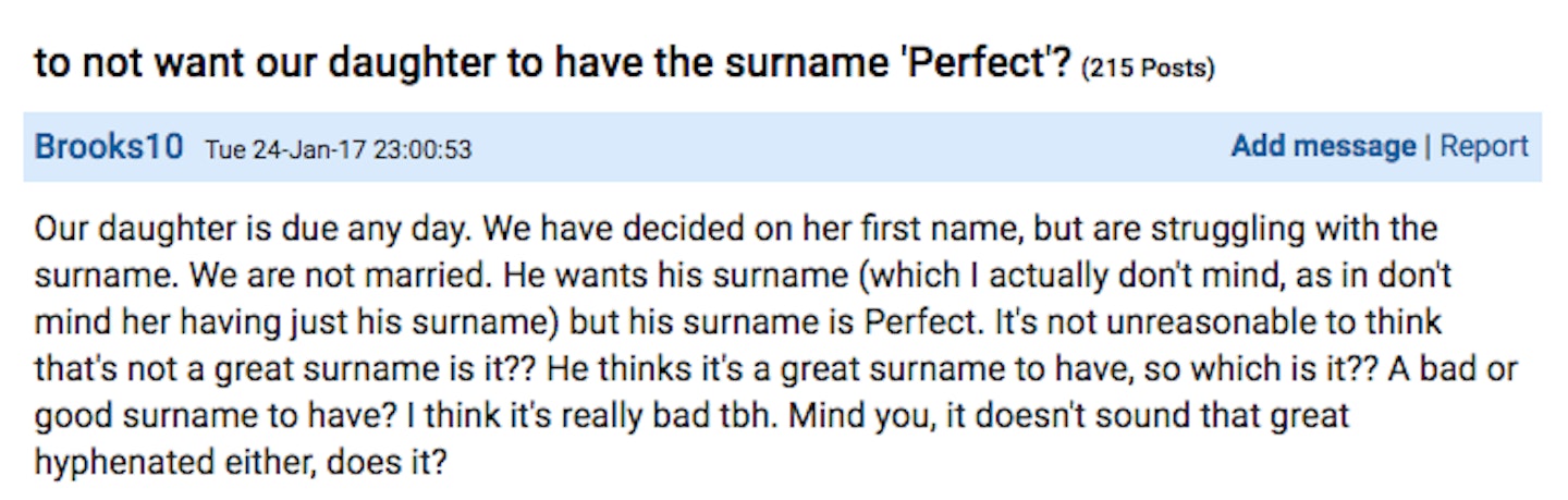 mumsnet-forum-baby-surname-perfect