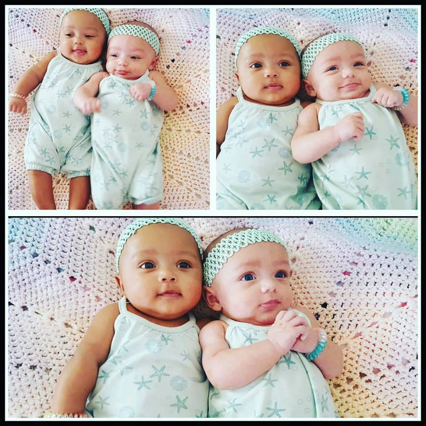 Biracial twins, Kalani, Jalani, Whitney Meyer