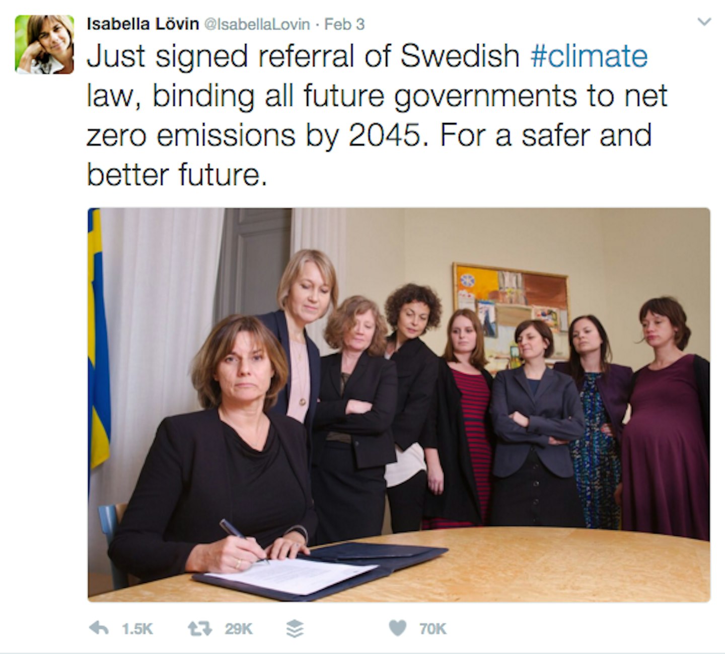 sweden deputy prime minister trolls donald trump