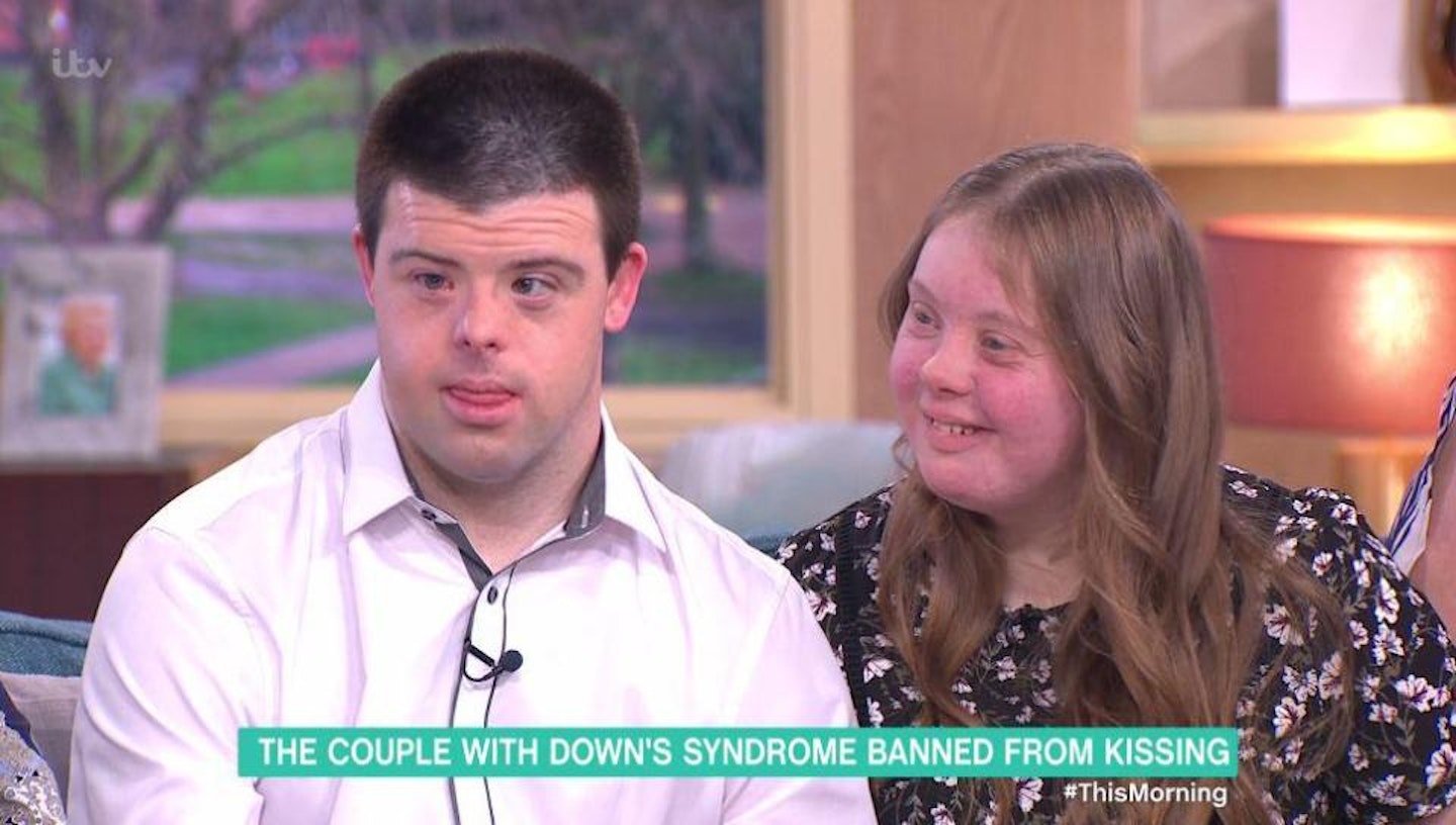 This Morning Down's Syndrome couple live proposal