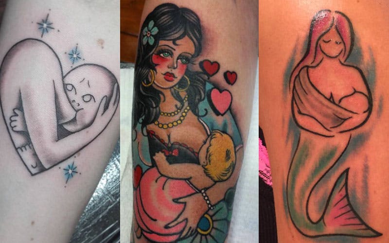 Moms Are Getting Tattoos Inspired By Their Breastfeeding Journeys