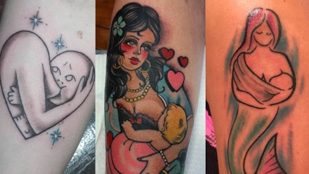 Breastfeeding tattoos are the latest way for mums to celebrate motherhood |  Closer