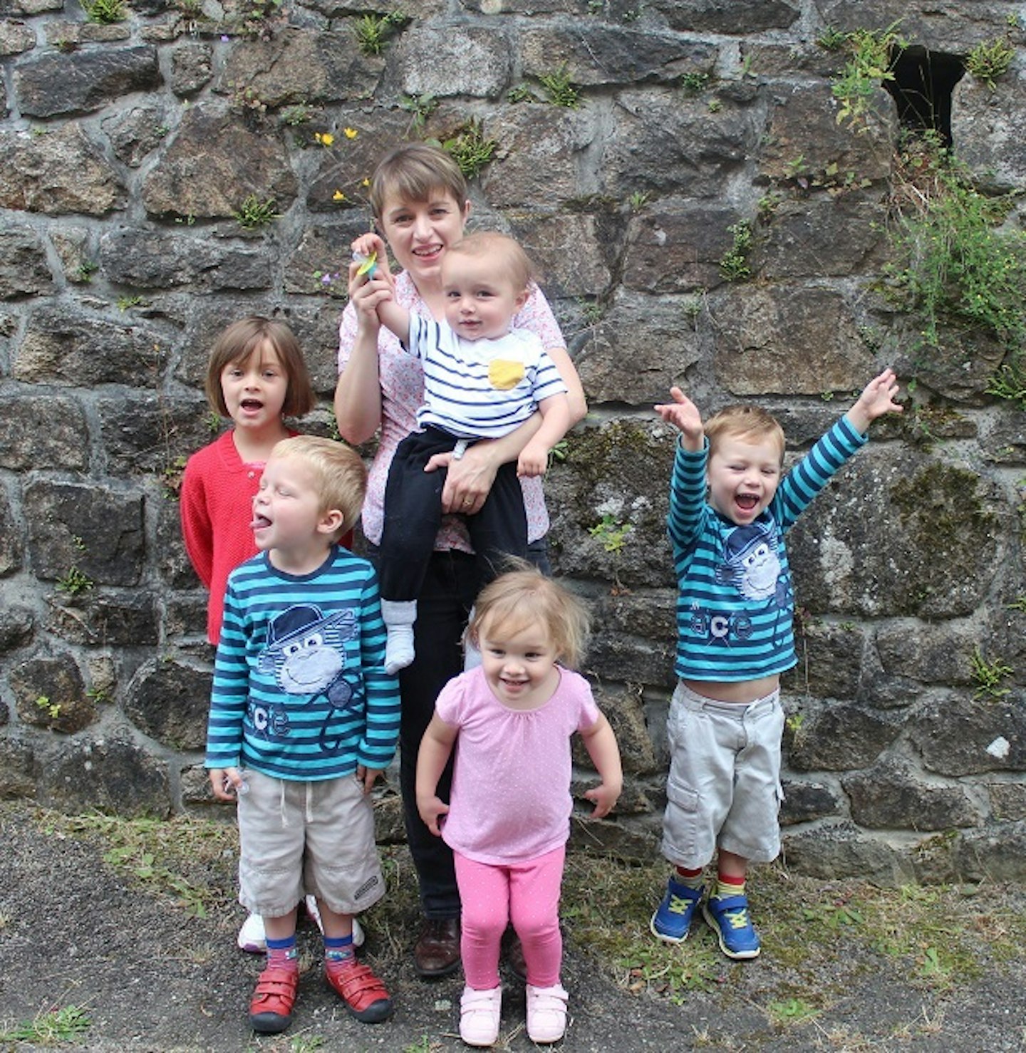 Gillian Harvey, five children, large family